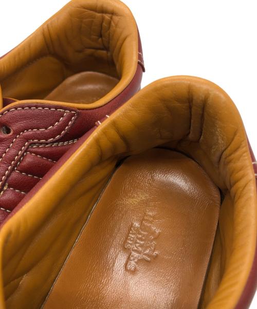 HERMES（エルメス）HERMES (エルメス) QUICK SNEAKER レッド サイズ:SIZE 36 1/2の古着・服飾アイテム