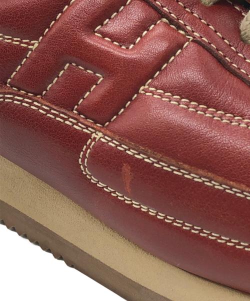 HERMES（エルメス）HERMES (エルメス) QUICK SNEAKER レッド サイズ:SIZE 36 1/2の古着・服飾アイテム