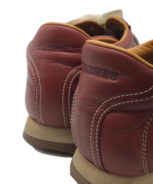 HERMES（エルメス）HERMES (エルメス) QUICK SNEAKER レッド サイズ:SIZE 36 1/2の古着・服飾アイテム