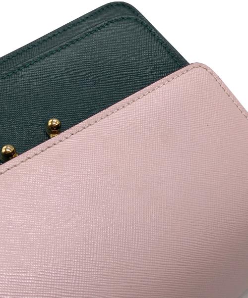 MARNI（マルニ）MARNI (マルニ) TRUNK MEDIUM BAG ピンク×グリーン サイズ:下記参照の古着・服飾アイテム