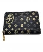 CASTELBAJACカステルバジャック）の古着「ラウンドファスナー二つ折り財布」｜ブラック