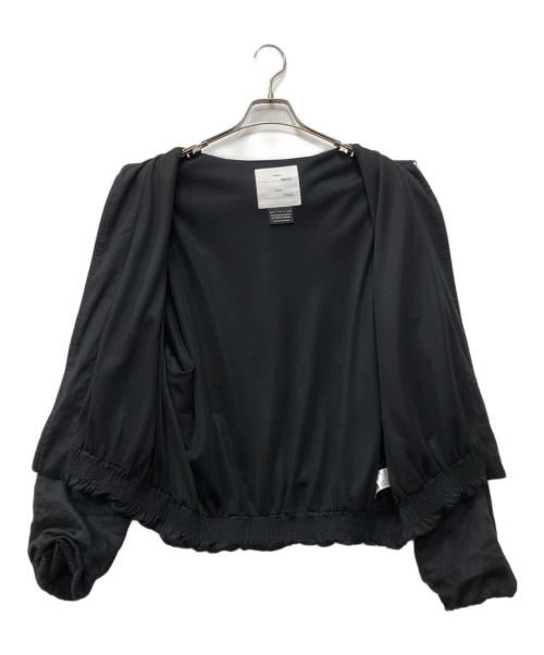 FUMITO GANRYU（フミトガンリュウ）FUMITO GANRYU (フミトガンリュウ) ジップアップリネンジャケット ブラック サイズ:2の古着・服飾アイテム