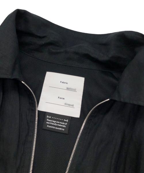 FUMITO GANRYU（フミトガンリュウ）FUMITO GANRYU (フミトガンリュウ) ジップアップリネンジャケット ブラック サイズ:2の古着・服飾アイテム