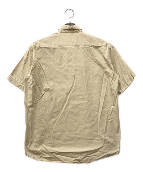 stussy（ステューシー）stussy (ステューシー) S/Sワークシャツ ベージュ サイズ:Lの古着・服飾アイテム