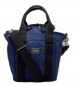 PORTER×B印YOSHIDAポーター×ビージルシヨシダ）の古着「ヒバ トートバッグS」｜ネイビー