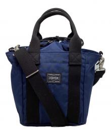PORTER×B印YOSHIDA（ポーター×ビージルシヨシダ）の古着「ヒバ トートバッグS」｜ネイビー