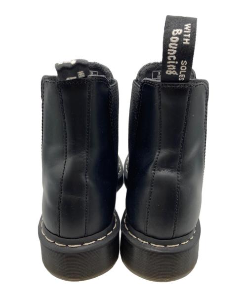 Dr.Martens（ドクターマーチン）Dr.Martens (ドクターマーチン) ホワイトステッチ チェルシーブーツ ブラック サイズ:UK9の古着・服飾アイテム