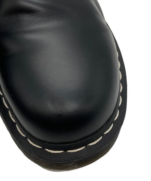 Dr.Martens（ドクターマーチン）Dr.Martens (ドクターマーチン) ホワイトステッチ チェルシーブーツ ブラック サイズ:UK9の古着・服飾アイテム