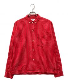 CAMPUS（キャンパス）の古着「ストライプシャツ」｜レッド