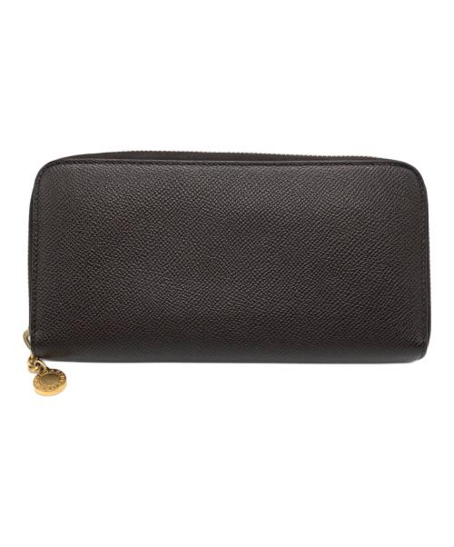 BVLGARI（ブルガリ）BVLGARI (ブルガリ) ラウンドファスナー財布 ブラウン サイズ:下記参照の古着・服飾アイテム