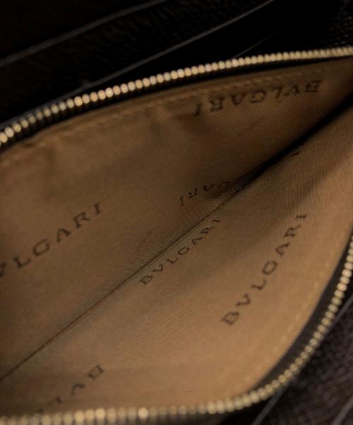 BVLGARI（ブルガリ）BVLGARI (ブルガリ) ラウンドファスナー財布 ブラウン サイズ:下記参照の古着・服飾アイテム