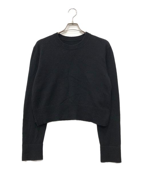 MM6 Maison Margiela（エムエムシックスメゾンマルジェラ）MM6 Maison Margiela (エムエムシックスメゾンマルジェラ) エルボーパッチニット ブラック サイズ:Sの古着・服飾アイテム