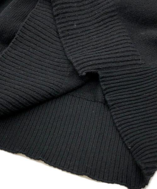 MM6 Maison Margiela（エムエムシックスメゾンマルジェラ）MM6 Maison Margiela (エムエムシックスメゾンマルジェラ) エルボーパッチニット ブラック サイズ:Sの古着・服飾アイテム