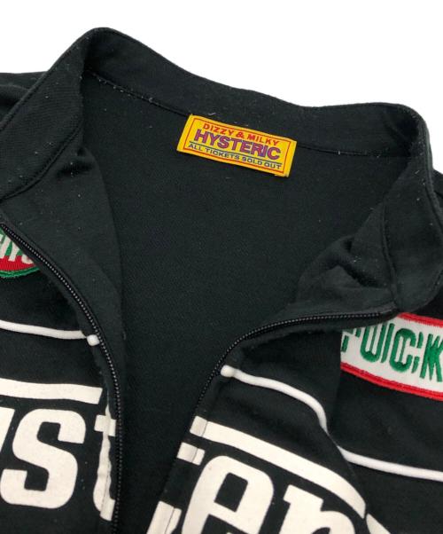 Hysteric Glamour（ヒステリックグラマー）Hysteric Glamour (ヒステリックグラマー) CIRCLE GIRLワッペン レーシングジャケット ブラック サイズ:FREEの古着・服飾アイテム