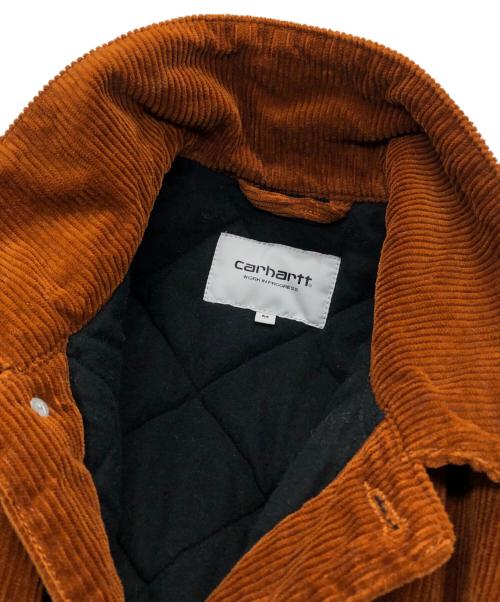 Carhartt WIP（カーハート ワークインプログレス）Carhartt WIP (カーハート ワークインプログレス) コーデュロイミシガンコート ブラウン サイズ:Mの古着・服飾アイテム