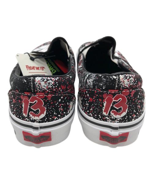 VANS（ヴァンズ）VANS (バンズ) HOUSE OF TERROR (ハウスオブテラー) Classic Slip-On ブラック×レッド サイズ:27.5cmの古着・服飾アイテム