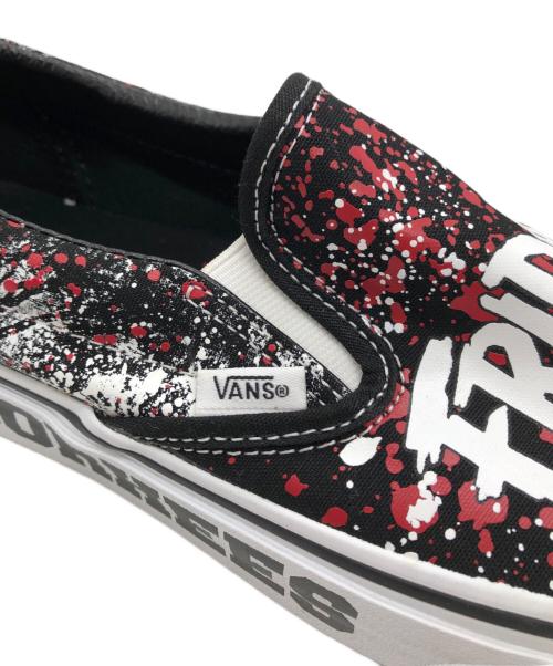 VANS（ヴァンズ）VANS (バンズ) HOUSE OF TERROR (ハウスオブテラー) Classic Slip-On ブラック×レッド サイズ:27.5cmの古着・服飾アイテム