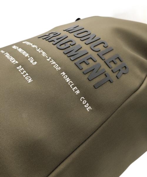 MONCLER（モンクレール）MONCLER (モンクレール) FRAGMENT DESIGN (フラグメントデザイン) Rucksack オリーブの古着・服飾アイテム