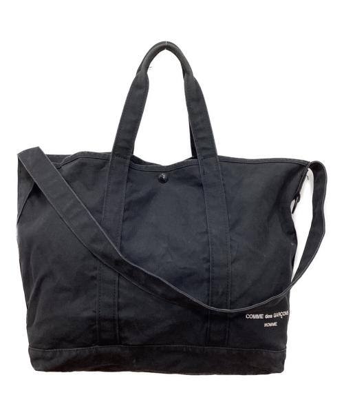 COMME des GARCONS HOMME（コムデギャルソン オム）COMME des GARCONS HOMME (コムデギャルソン オム) 2WAYキャンバスバッグ ブラック サイズ:下記参照の古着・服飾アイテム