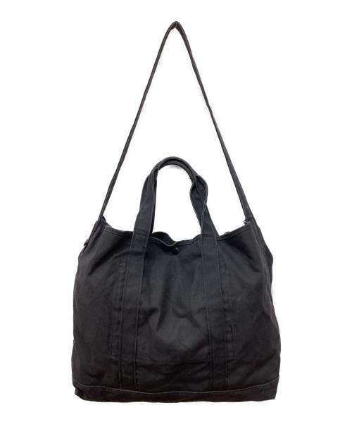 COMME des GARCONS HOMME（コムデギャルソン オム）COMME des GARCONS HOMME (コムデギャルソン オム) 2WAYキャンバスバッグ ブラック サイズ:下記参照の古着・服飾アイテム
