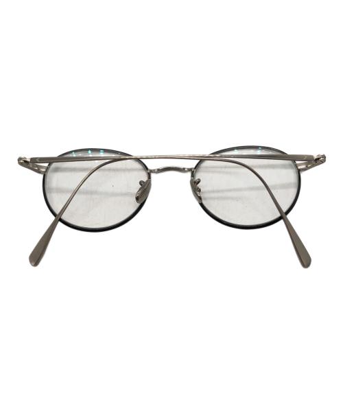 BJ CLASSIC（ビージェークラシックコレクション）BJ CLASSIC (ビージェークラシックコレクション) 伊達眼鏡 シルバー サイズ:48□21 145の古着・服飾アイテム