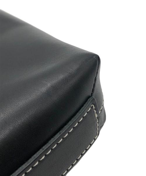 土屋鞄（ツチヤカバン）土屋鞄 (ツチヤカバン) レザーショルダーバッグ ブラックの古着・服飾アイテム