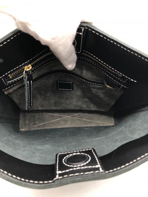 土屋鞄（ツチヤカバン）土屋鞄 (ツチヤカバン) レザーショルダーバッグ ブラックの古着・服飾アイテム