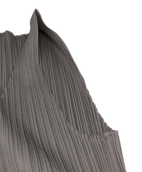 PLEATS PLEASE（プリーツプリーズ）PLEATS PLEASE (プリーツプリーズ) ノースリーブカットソー グレー サイズ:3の古着・服飾アイテム