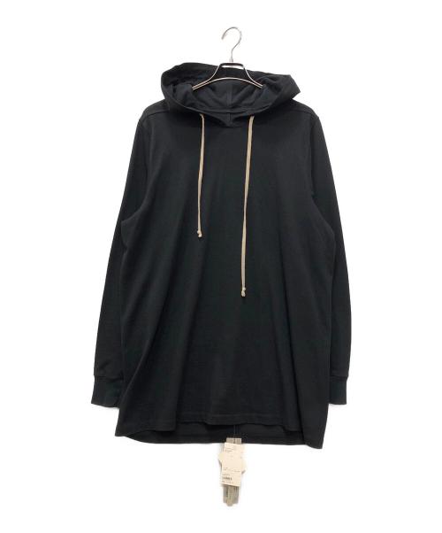 RICK OWENS（リックオウエンス）RICK OWENS (リックオウエンス) プルオーバーパーカー ブラック サイズ:XLの古着・服飾アイテム