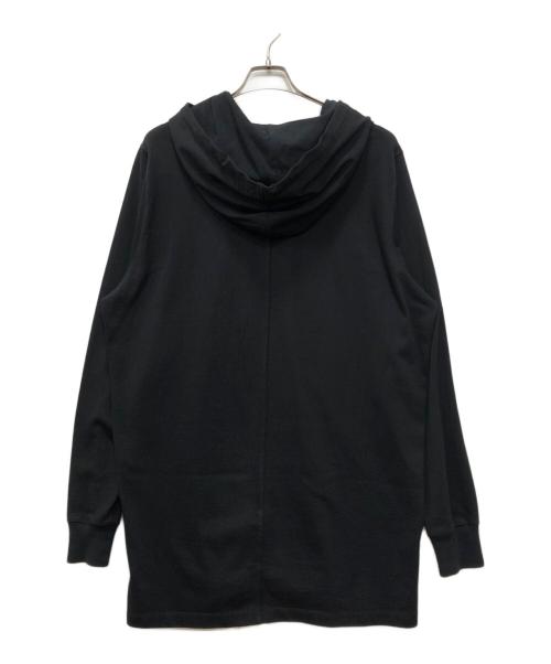 RICK OWENS（リックオウエンス）RICK OWENS (リックオウエンス) プルオーバーパーカー ブラック サイズ:XLの古着・服飾アイテム
