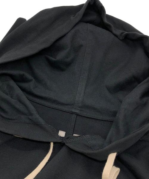 RICK OWENS（リックオウエンス）RICK OWENS (リックオウエンス) プルオーバーパーカー ブラック サイズ:XLの古着・服飾アイテム
