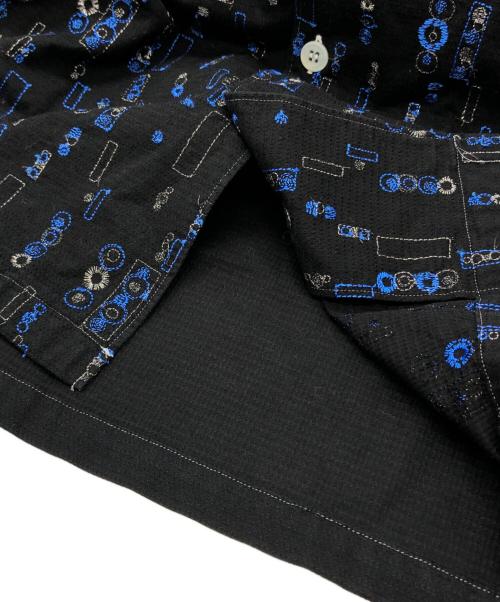 COMME des GARCONS HOMME（コムデギャルソン オム）COMME des GARCONS HOMME (コムデギャルソン オム) 刺繍シャツ ブラック サイズ:下記参照の古着・服飾アイテム