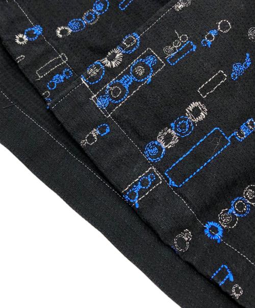 COMME des GARCONS HOMME（コムデギャルソン オム）COMME des GARCONS HOMME (コムデギャルソン オム) 刺繍シャツ ブラック サイズ:下記参照の古着・服飾アイテム