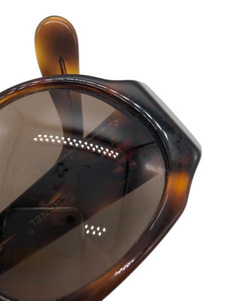 CHANEL（シャネル）CHANEL (シャネル) ココマーク ボストンサングラス ブラウン サイズ:下記参照の古着・服飾アイテム