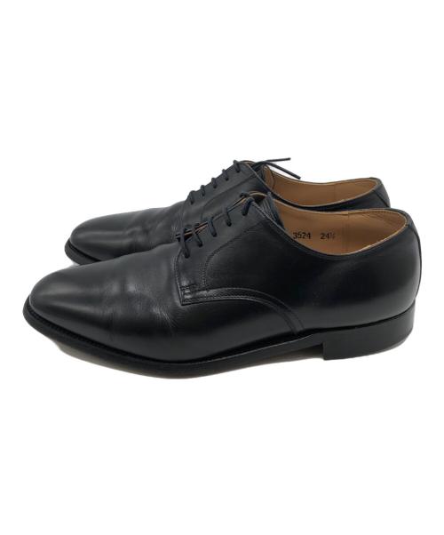 SCOTCH GRAIN（スコッチグレイン）SCOTCH GRAIN (スコッチグレイン) プレーントゥシューズ ブラック サイズ:24.5cmの古着・服飾アイテム