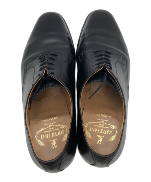 SCOTCH GRAIN（スコッチグレイン）SCOTCH GRAIN (スコッチグレイン) プレーントゥシューズ ブラック サイズ:24.5cmの古着・服飾アイテム