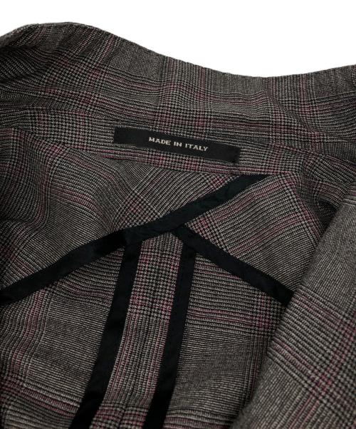 TAGLIATORE（タリアトーレ）TAGLIATORE (タリアトーレ) モンテカルロテウールグレンチェックセットアップスーツ グレー サイズ:44の古着・服飾アイテム