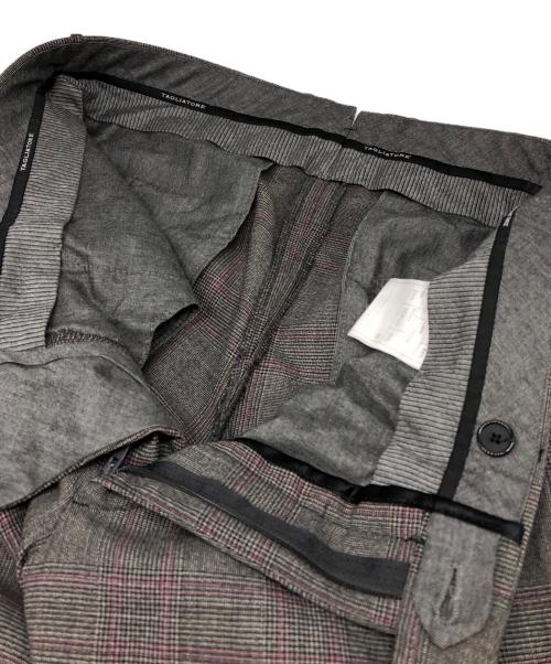 TAGLIATORE（タリアトーレ）TAGLIATORE (タリアトーレ) モンテカルロテウールグレンチェックセットアップスーツ グレー サイズ:44の古着・服飾アイテム