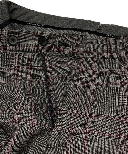 TAGLIATORE（タリアトーレ）TAGLIATORE (タリアトーレ) モンテカルロテウールグレンチェックセットアップスーツ グレー サイズ:44の古着・服飾アイテム