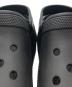 中古・古着 crocs (クロックス) メガ クラッシュ クロッグ サンダル ブラック サイズ:27cm：6000円