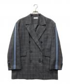 MAISON SPECIALメゾンスペシャル）の古着「side Line Over Size Jacket」｜グレー