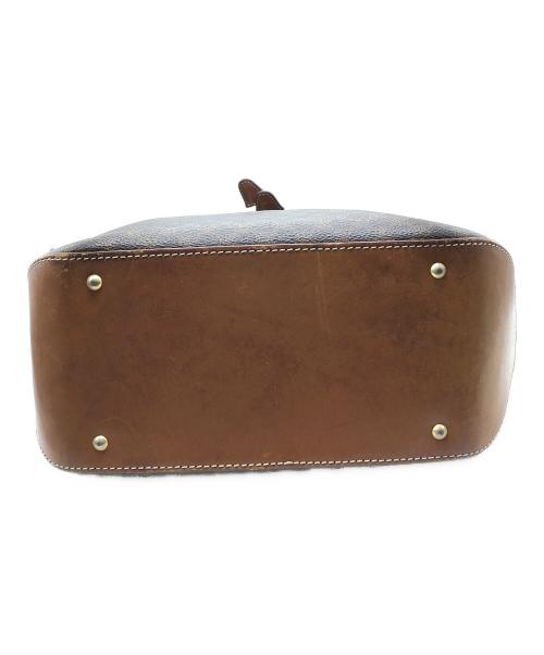 CELINE（セリーヌ）CELINE (セリーヌ) マカダムショルダーバッグ ブラウンの古着・服飾アイテム