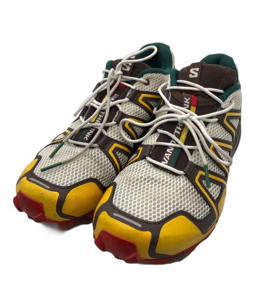 SALOMON（サロモン）SALOMON (サロモン) ローカットスニーカー イエロー サイズ:26.5の古着・服飾アイテム