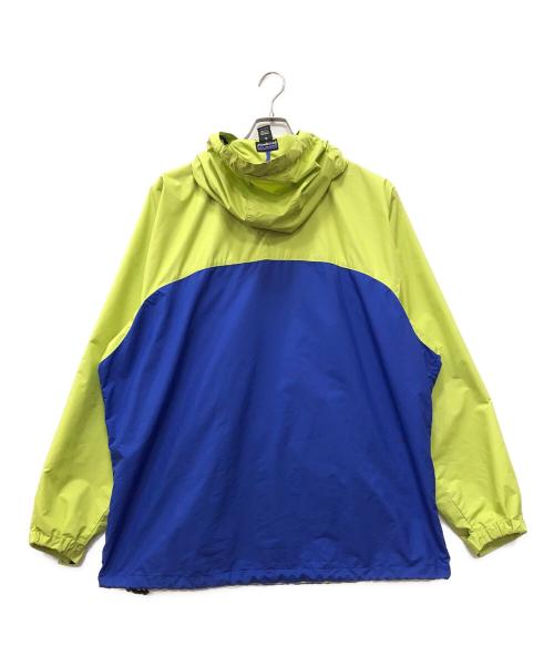 Patagonia（パタゴニア）Patagonia (パタゴニア) Essenshell Pullover グリーン×ブルー サイズ:XLの古着・服飾アイテム