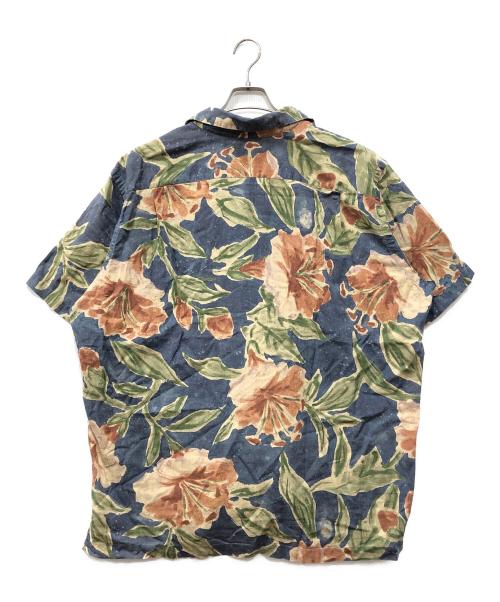 POLO RALPH LAUREN（ポロ・ラルフローレン）POLO RALPH LAUREN (ポロ・ラルフローレン) オープンカラーシャツ ブルー サイズ:XLの古着・服飾アイテム