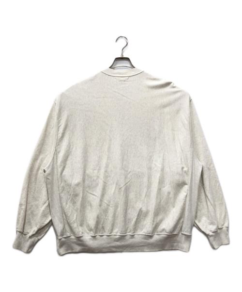 BLURHMS（ブラームス）BLURHMS (ブラームス) LIGHT SWEAT CREW ZIP アイボリー サイズ:4の古着・服飾アイテム