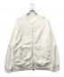 BLURHMS（ブラームス）の古着「LIGHT SWEAT CREW ZIP」｜アイボリー