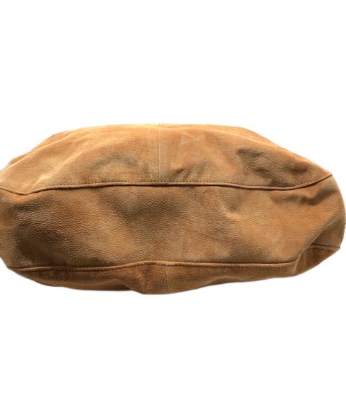 PEANUTS&CO.（ピーナッツカンパニー）PEANUTS&CO. (ピーナッツカンパニー) ACVM (エーシーブイエム) PIG SUEDE NEWS PAPER BAG ブラウンの古着・服飾アイテム