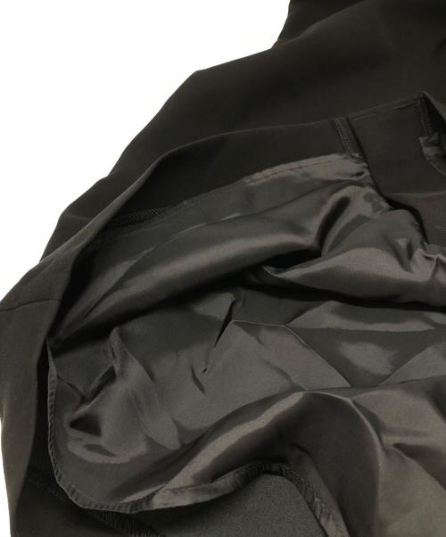 BORDERS at BALCONY（ボーダーズアットバルコニー）BORDERS AT BALCONY (ボーダーズアットバルコニー) ボーダー切替スカート ブラック サイズ:36 未使用品の古着・服飾アイテム