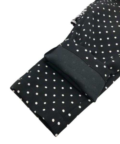 BORDERS at BALCONY（ボーダーズアットバルコニー）BORDERS at BALCONY (ボーダーズアットバルコニー) APERED DOTS PANTS ブラック サイズ:SIZE36 未使用品の古着・服飾アイテム